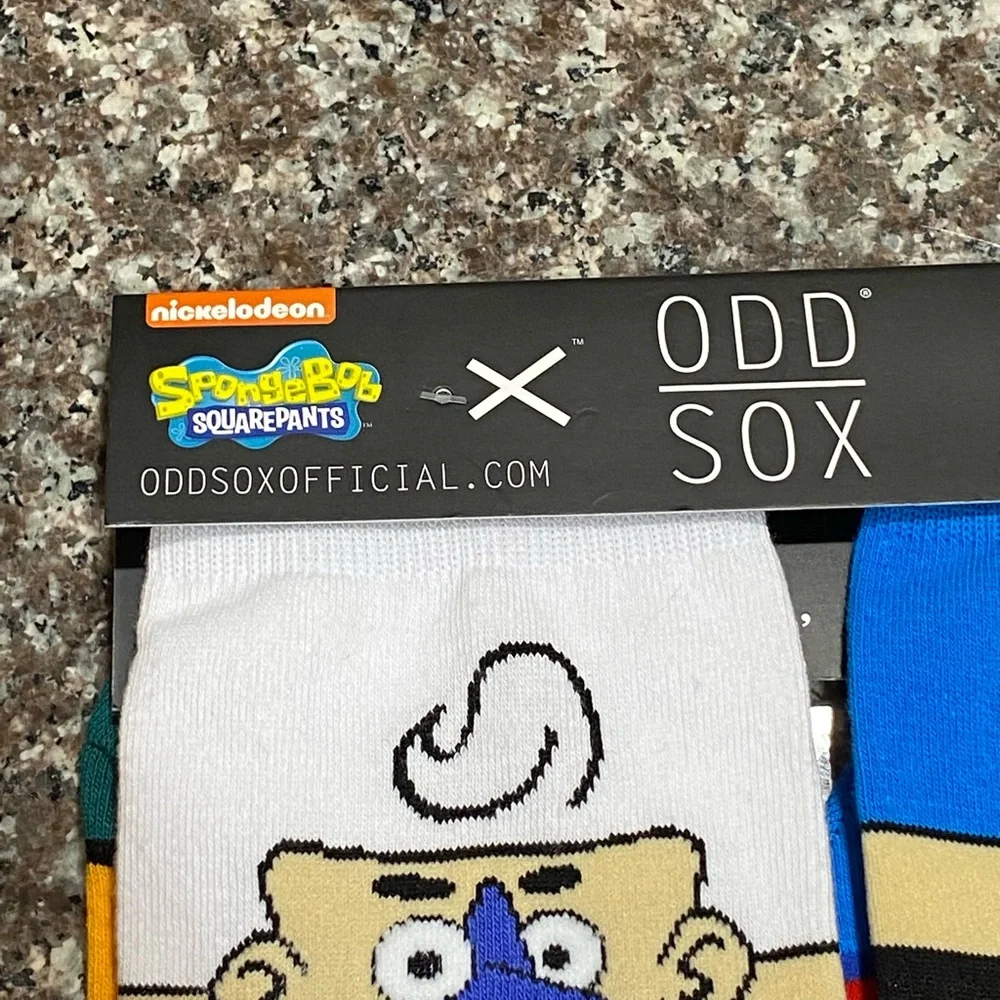 ODD SOX Nickelodeon SpongeBob‎ SquarePants Crew Socks